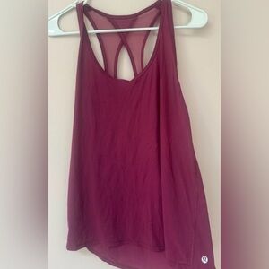 lululemon athletica Strappy Tank Top in Deep Plum